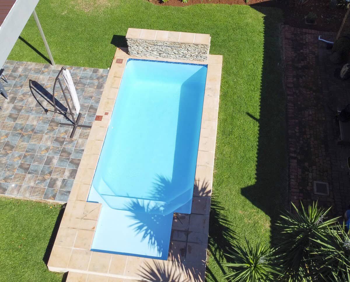 Swimming pool built for Johnny Wincento by Cosmo Pools