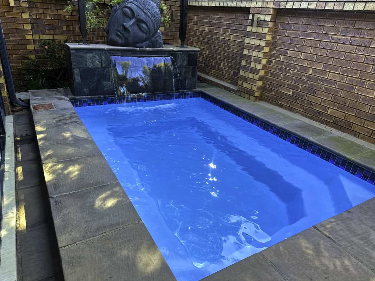 Swimming pool built for Karen van der Merwe by Cosmo Pools